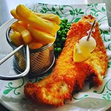 White Cottage Tearoom fish and chips