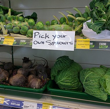 Cromarty Stores veg